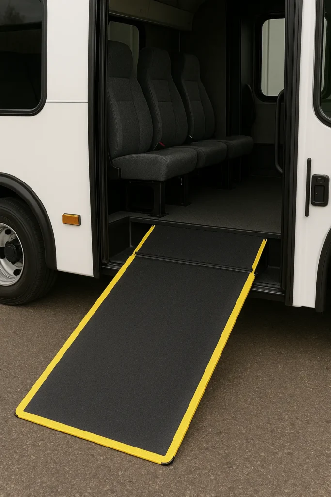 Modern Campus Shuttle Ramp